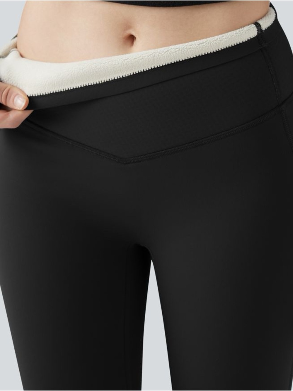 Halara UltraSculpt Fleece Lined High Waisted Tummy Control Shaping Yoga Pants XL - Picture 3 of 13